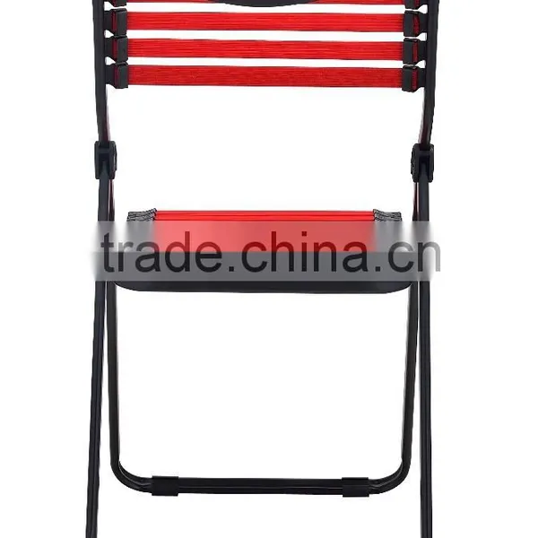 Hot Selling Stretchy and Comfortable Bungee Cord Folding Chair/ Elastic Bungee Folding Chair/ Elastic Folding Chair TXW-1016