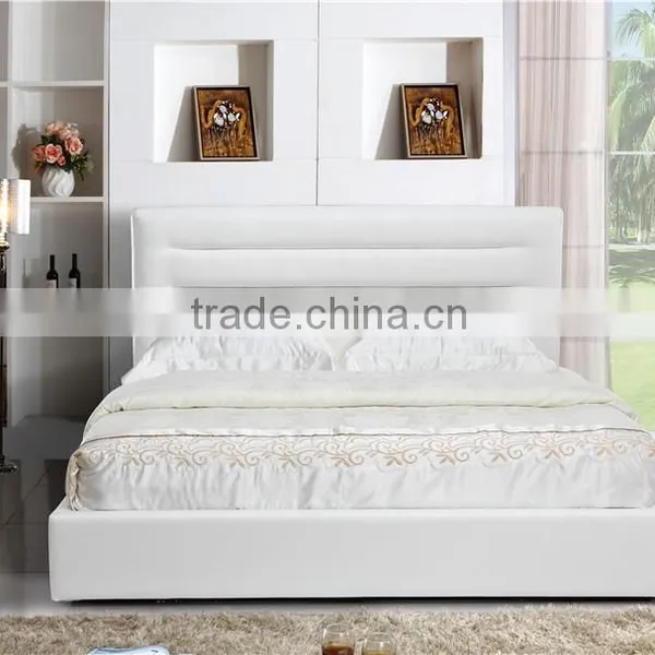 Leather Pu Faux Gas Lift Storage Bed photo-4