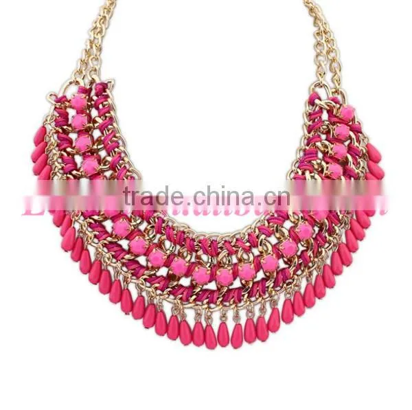 Fashion Bohemia Multi-layer Tassel Statement Beaded Necklace Quality Choice photo-2