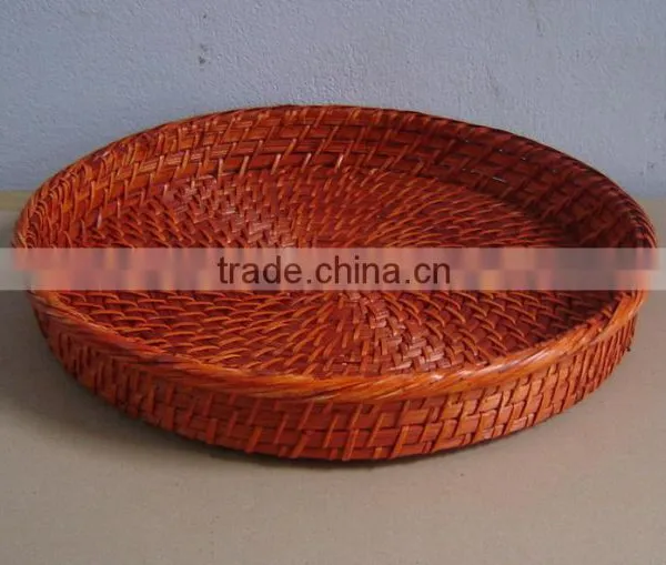 Round Rattan Tray photo-6