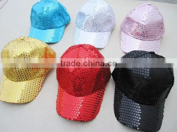 Fashion Paillette Hip Hop Cap For Lady photo-3