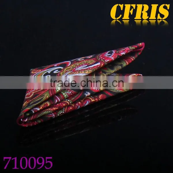Paisely Custom Print Pocket Square photo-5