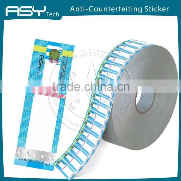 3D Customized Hot Stamping Paper Anti-counterfeiting Label photo-2