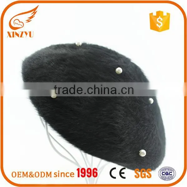 Custom Embroidery Cheap Wool Polyster Beret Army Golf Caps photo-4