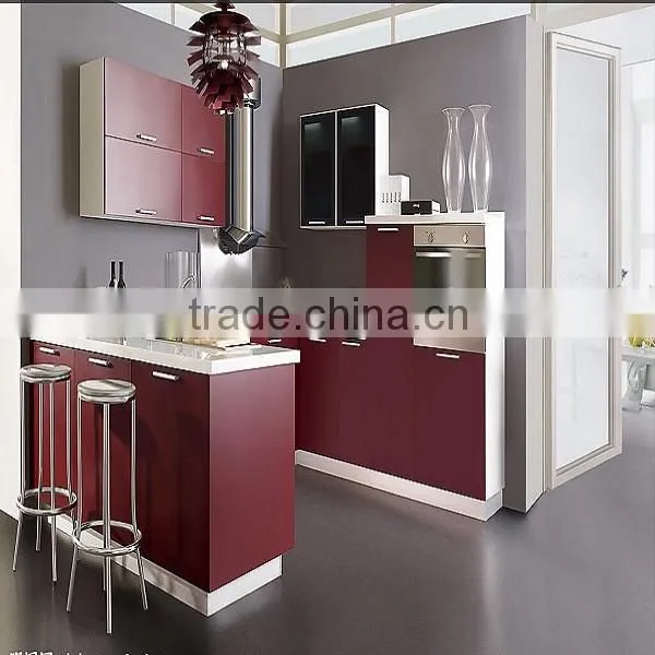 New Design Modern Kitchen Cabinet With PVC/UV/glossy photo-4