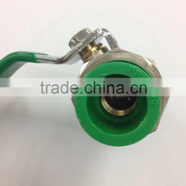 Yuhuan Manufacturer Brass PPR BALL VALVE 3/4" photo-3