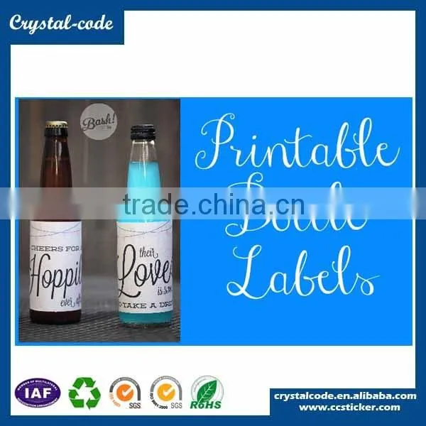 Paper Roll Custom Printed Permanent Adhesive Waterproof Juice Label photo-2