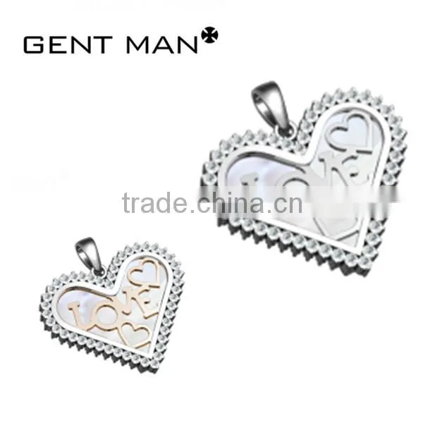 China Supplied Wholesale Hot Selling Heart Shape Love Jewelry Pendant Necklace photo-2