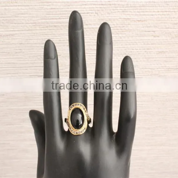 Hot Sale Gold Plated Rings Cheap , Rhinestone Rings Fashion Jewelry photo-3