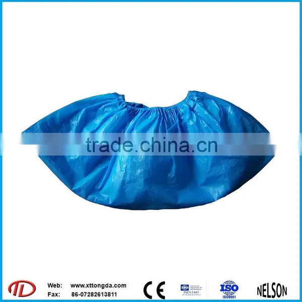 Non-woven Fabric CPE Dispoable Shoe Covers Use Indoor/hospital