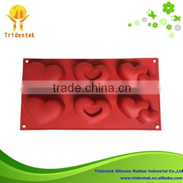 New Arrival Cake Plate Food Grade Silicon Mould Maker For Valentine's Day photo-2