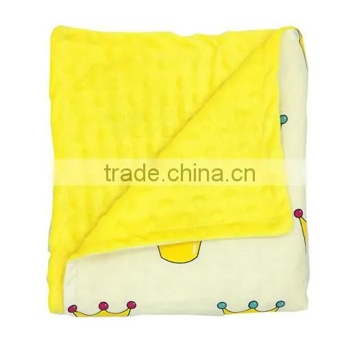 Wholesale Custom Cotton Minky Dot Blanket photo-6