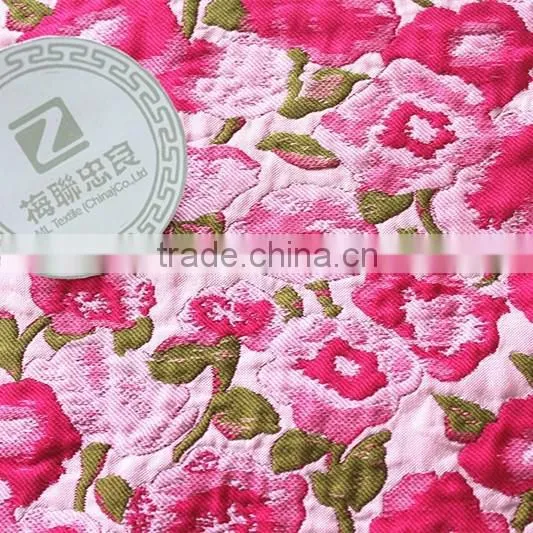 3D Flower Jacquard Fabric for Special Women's Fashion Dresses photo-2
