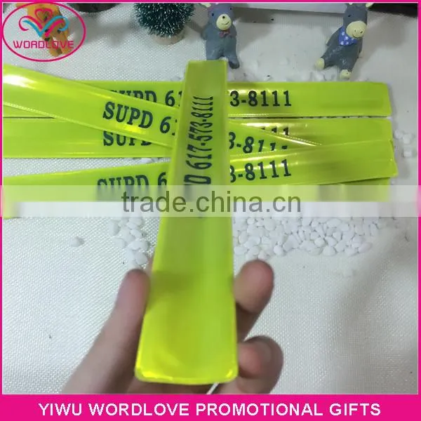 Fashion Custom Reflective Slap Wrap Bracelets/ Slap Bands/ Slap Wristbands photo-6