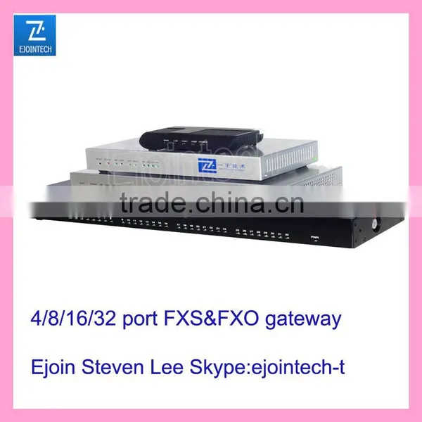 32 port FXS/FXO gateway,support Telnet network protocol router