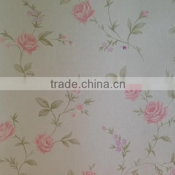 Country Style Flowers Vinyl Wallpaper photo-3
