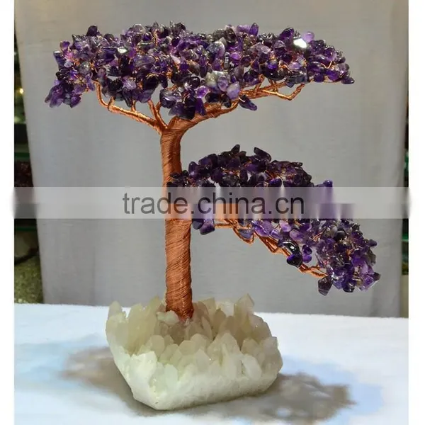 New Fashion Gemstone Connectors Wholesale Polished Well Amethyst photo-2
