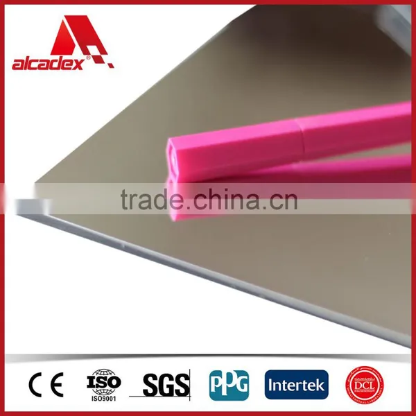 Mirror Finished Aluminium Composite Panel Modern Construction Plastic Panel photo-3