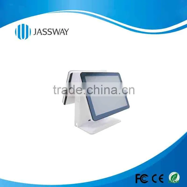 Fanless Design 15 Inch Dual Screen Pos System With J1900U photo-4