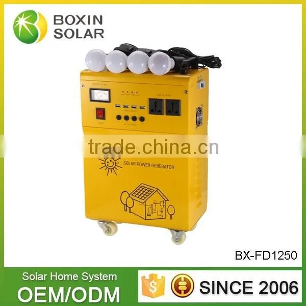 China Supplies New Coming Bright 50W Portable of 110V or 220V Solar Powered Lamps photo-2