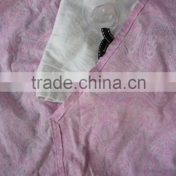 One Size Fits All 100% Cotton Pink Printing Baby More Nursing Cover for Breastfeeding photo-4