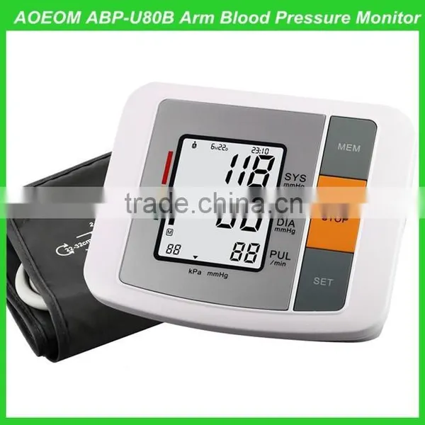 2014 Hot Sales Personalized Medical Supplies Digital Blood Pressure Monitor Meter