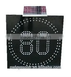 Solar Led Road Safety Flashing Light / Solar Super Bright Led Furious Traffic Signal Sign /remarkable photo-5