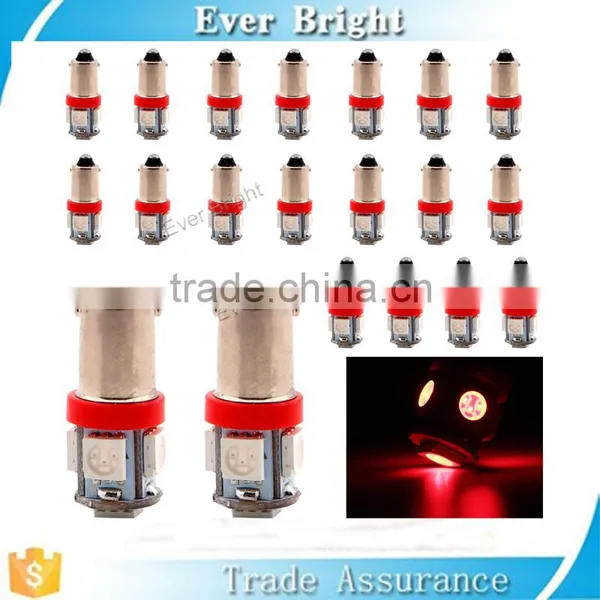 Super Bright 24v Ba9s 2-B 257 5050 5SMD Car LED License Plate Lights Map Dome Light photo-4