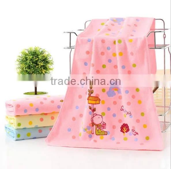 Bright Colored Dots Printed Cozy Towel photo-3