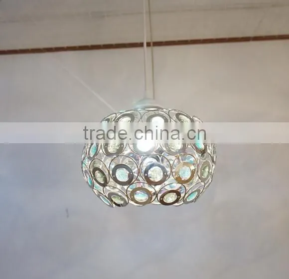 Crystal Ball Pendant Light Decorative Metal Pendant Hanging Lamp / Light photo-2