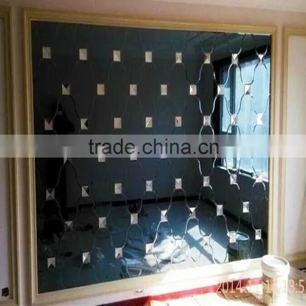 Safty Decorative Glass for Wall With Deco photo-3