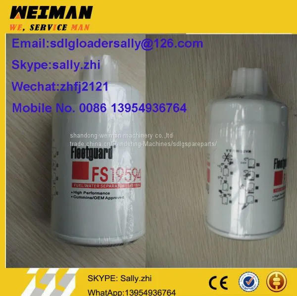 SDLG Fuel/water Separator, FS19594, Engine Spare Parts for Cummins Engine photo-3