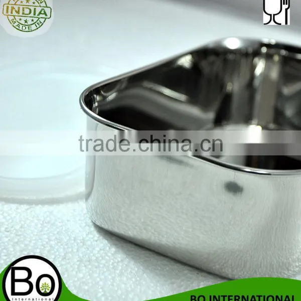 Stainless Steel Lunch Box Leakproof 7.3 x 5.11 Inch photo-3