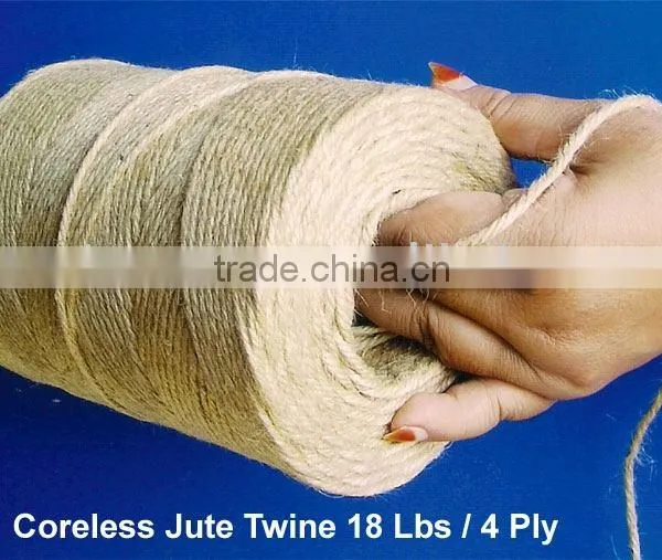 100 Percent Normal Evenness Natural Fiber Twine Yarn