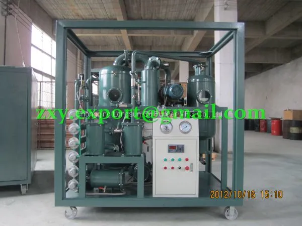Máquina de filtración y regeneración de aceite de transformador de 50 LPM