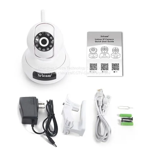 Sricam SP019 Hot Selling IEEE 820.11 B/g/n Wireless Wifi P2P Pan Tilt Indoor Infrared Dome IP Camera photo-5