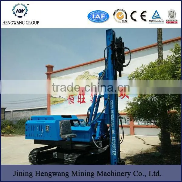 2017 HW Highway Guardrail Diesel Hydraulic Fence Post Pile Driver With Hydraulic Hammer for Sale photo-3