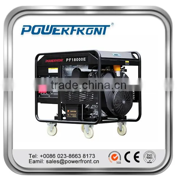 PF17500 Good Quality V-twin Electric Start Single Phase or 3 Phase 15kw Gasoline Generator Price photo-2