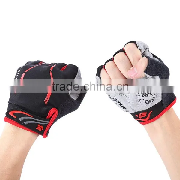Cool Change Shock-absorbing Foam Pad Half Finger Gloves Sports Socks For Cycling Climbing Outdoor Sports photo-5
