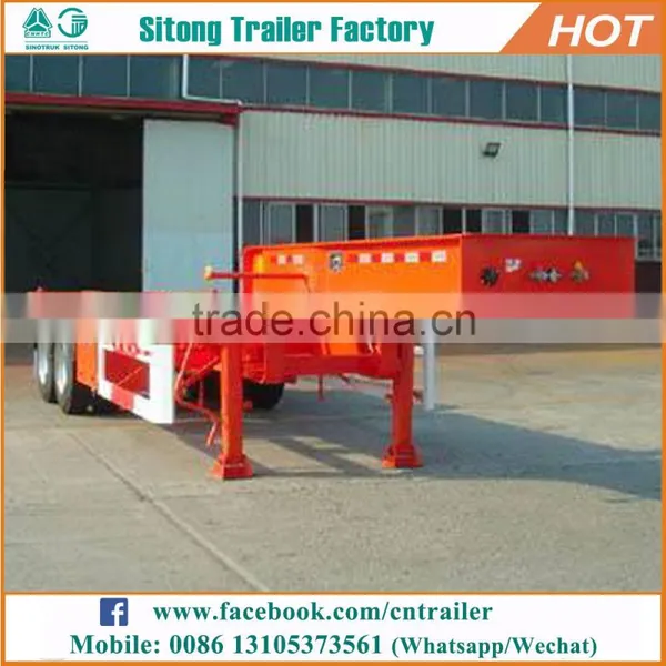 Wholesale Container Transportation Semi-trailer Customized 20ft Skeletal Trailer for Sale photo-5