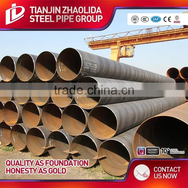 Carbon Steel Sprial Ssaw Pipe / Ssaw Steel Pipe photo-3
