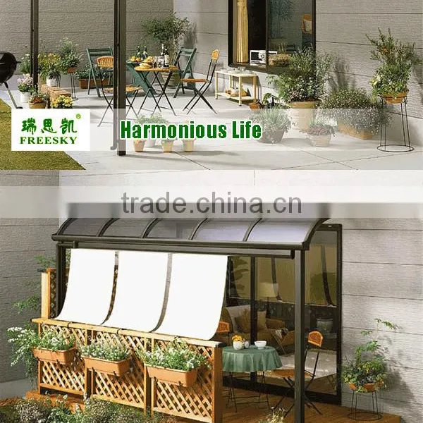 Begreen /Freesky Hot Sale Garden Furniture Gazebo With Polycarbonate Shed and Elegant Design photo-4