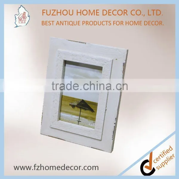 Custom Size Shabby Chic White Wood Painting Photo Frame With Good Quality photo-4
