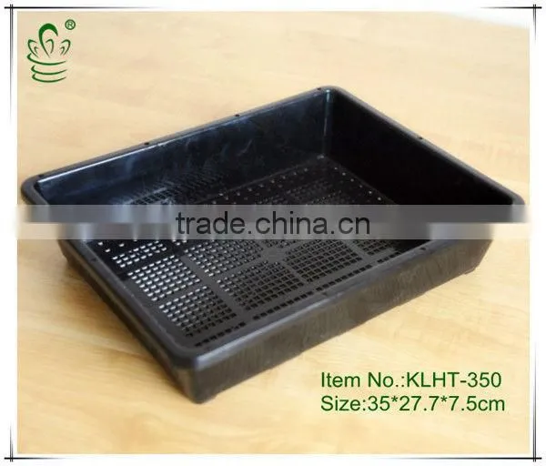 Plastic Tray Without Holes Tube Square Pots Containers photo-3