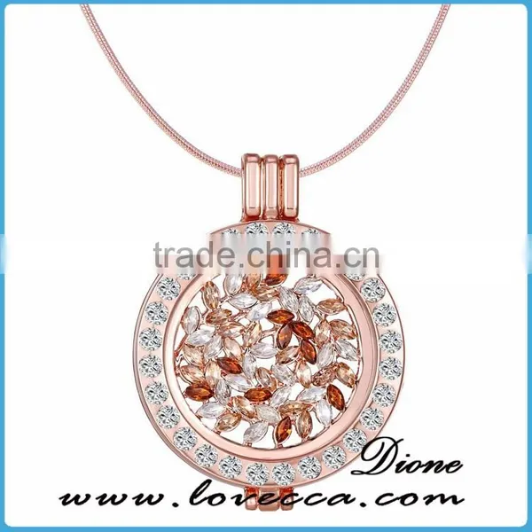 2017 Latest Fashion Gold Coins Changeable DIY Coin Necklace Pendant With 60cm Chain photo-4