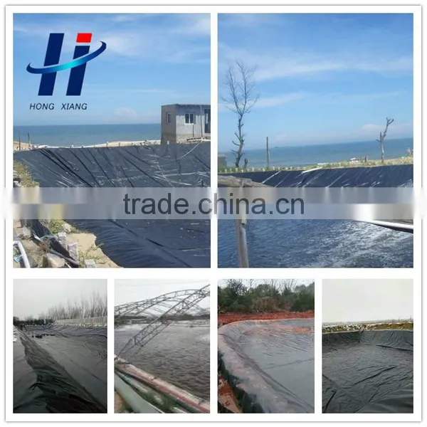 HDPE Geomembrane,waterproof Black HDPE Sheet for Pond Liner