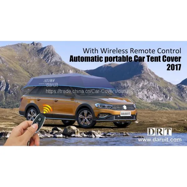 Drt Automatic Folded Car Tent Cover With Remote Control Portable Auto Protection Umbrella Shelter Car photo-2