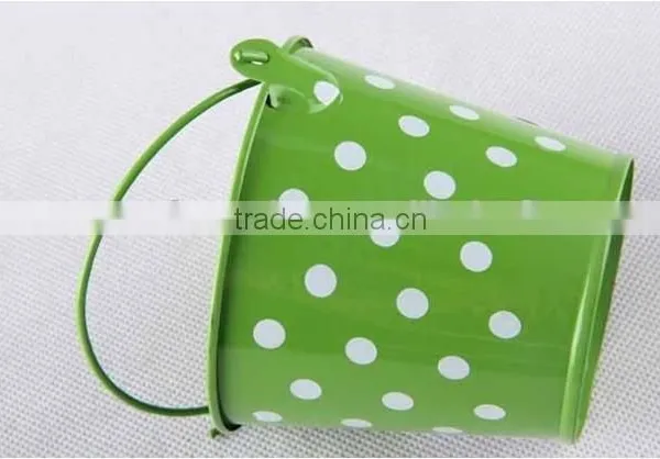 High Quality Chinese Factory New Style Garden Bucket for Kids With Dot Printing photo-3