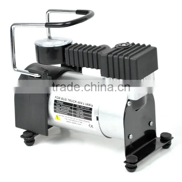 DC 12V Single Cylinder Metal Auto Air Compressor Car Tyre Inflator