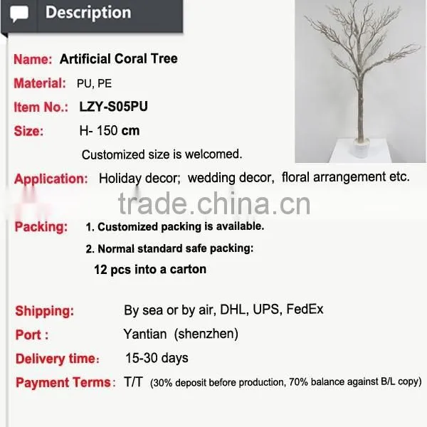 High Quality Dry Tree for Decoration Wedding Tree From China Artificial Tree Branches Wholesale photo-2